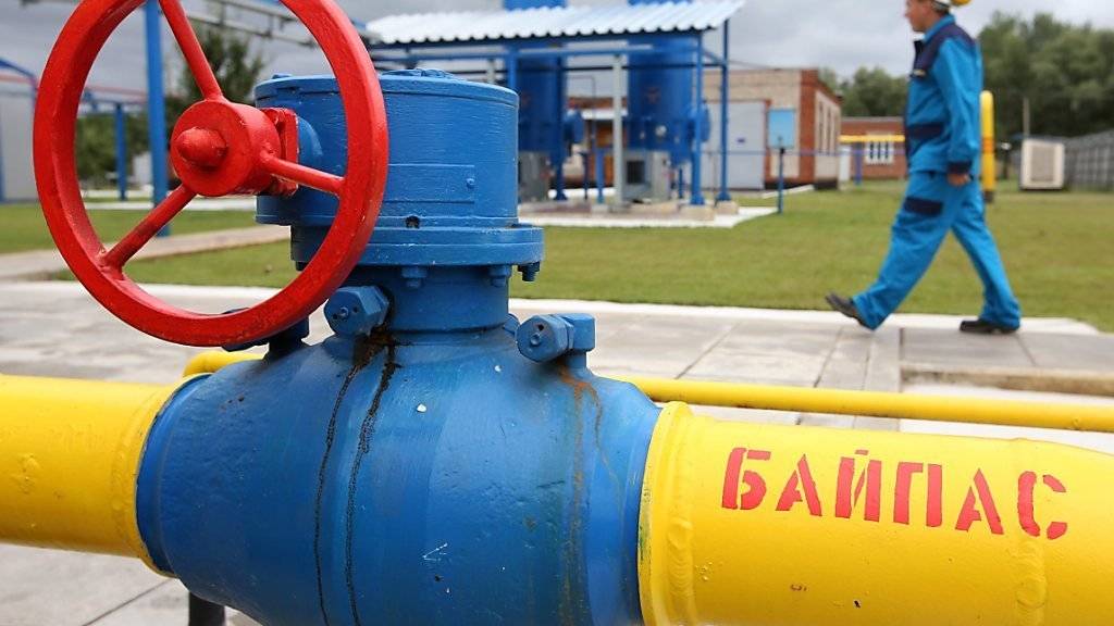 In wenigen Wochen soll wieder russisches Gas in die Ukraine kommen. Im Bild Gaswerk in der Nähe des ukrainischen Ortes Poltava (Archiv)