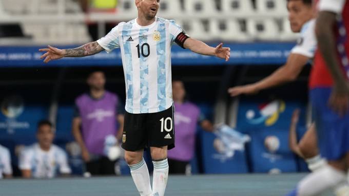 Trotz Führung durch Messi kein Sieg für Argentinien