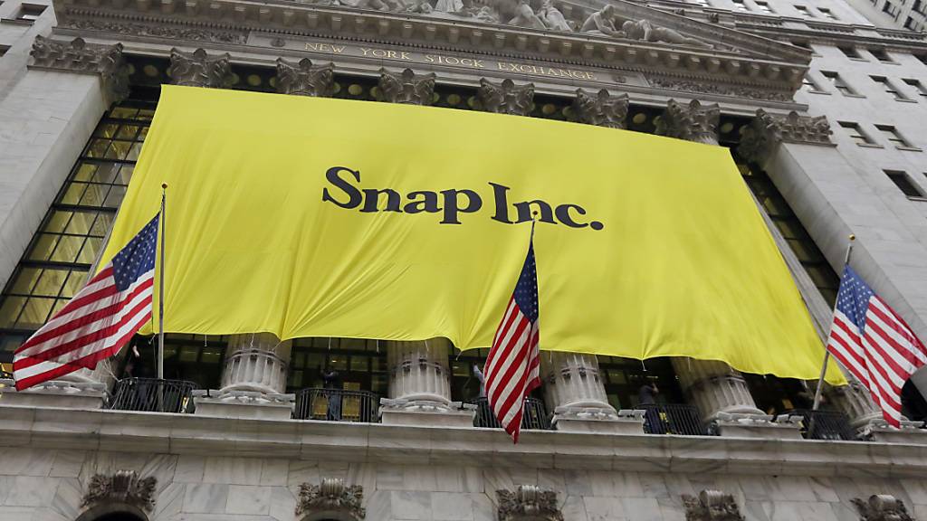Snapchat hat mit seinem Umsatz im abgelaufenen Quartal die Erwartungen der Wall Street verfehlt. (Archivbild)
