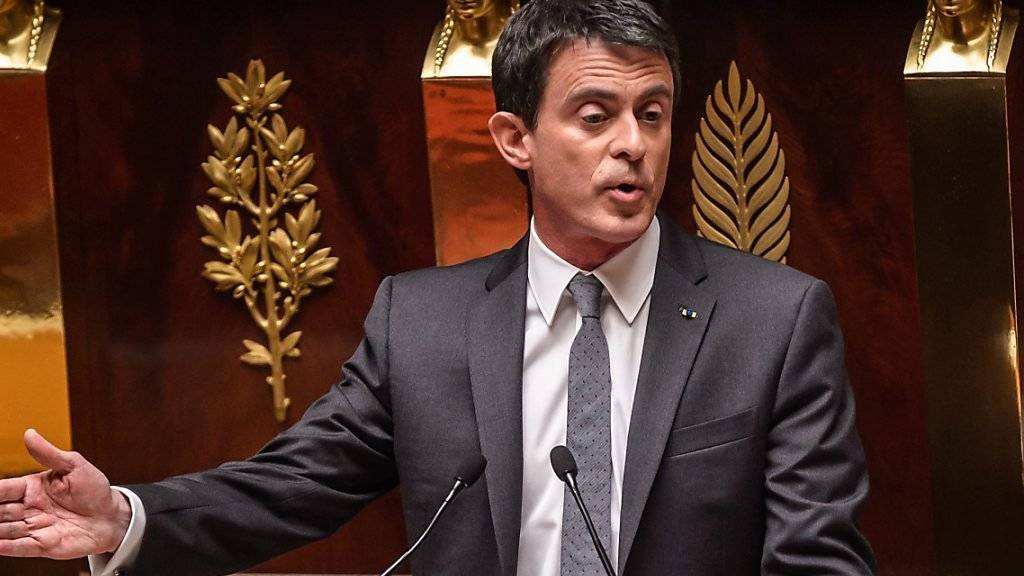 Frankreichs Premierminister Manuel Valls nutzte eine Sonderregelung, um die Abstimmung über die Arbeitsmarktreform in der Nationalversammlung zu umgehen. (Archiv)