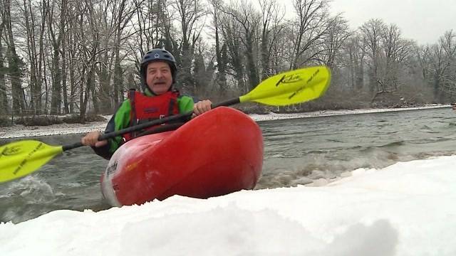 Bei null Grad auf dem Wasser