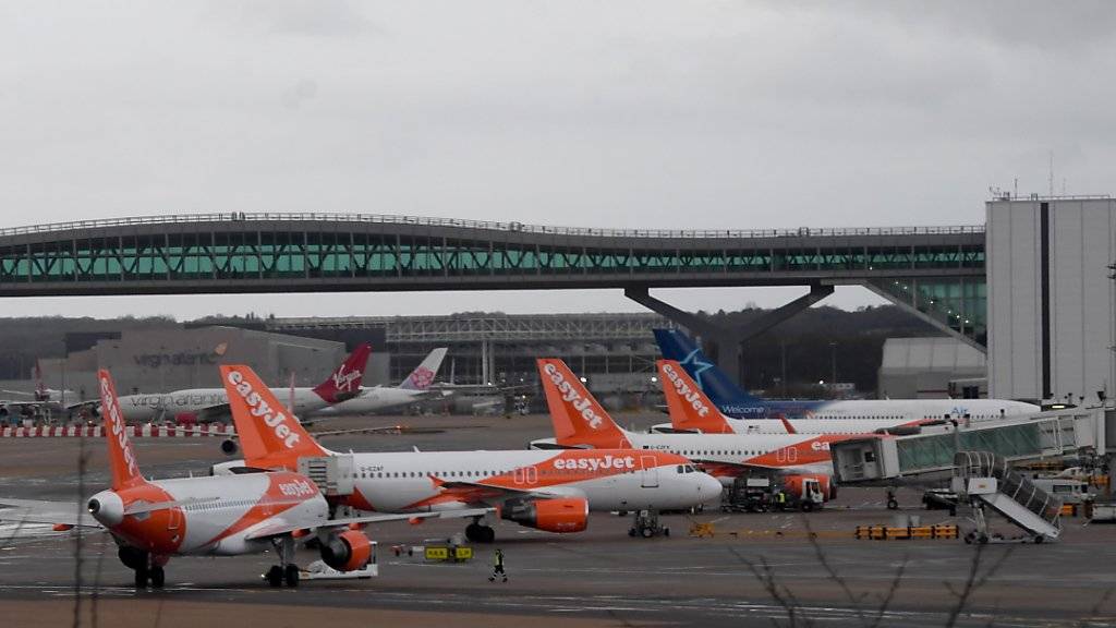 150'000 Passagiere betroffen: Am Londoner Flughafen Gatwick kam es nach Drohnensichtungen am Donnerstag zu einem 36-stündigen Stillstand des Flugverkehrs. (Symbolbild)