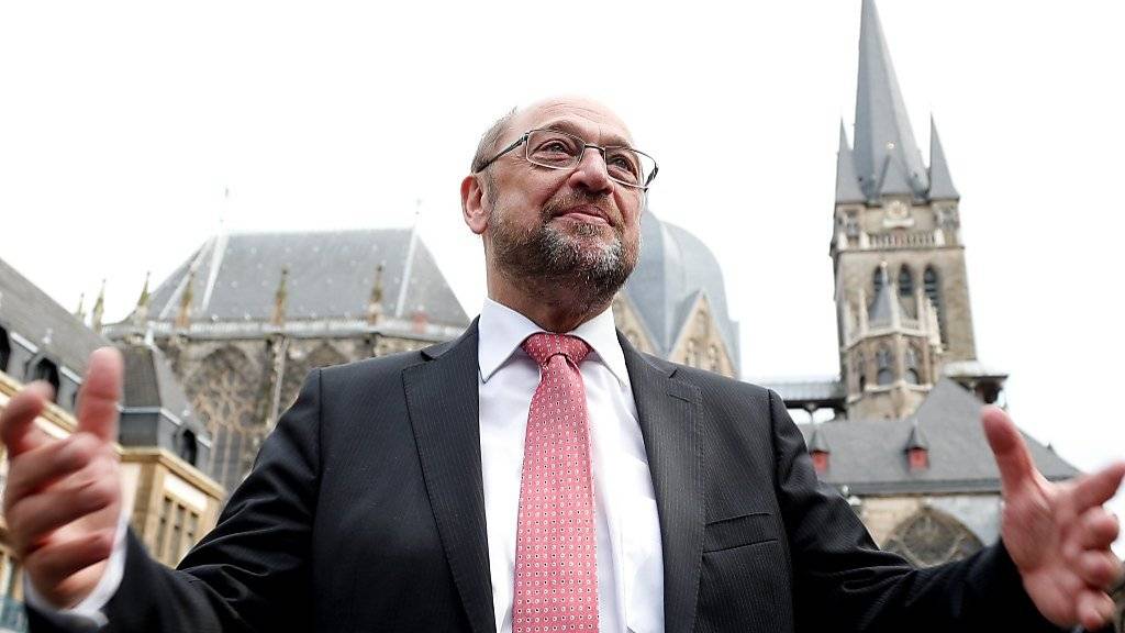 Mehr Investitionen, mehr Gerechtigkeit, mehr Europa: SPD-Kanzlerkandidat Martin Schulz startet mit einem Zehn-Punkte-Programm in die heisse Phase des Wahlkampfs. (Archiv)