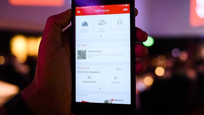 Neue SBB-App bereits rund drei Millionen Mal heruntergeladen