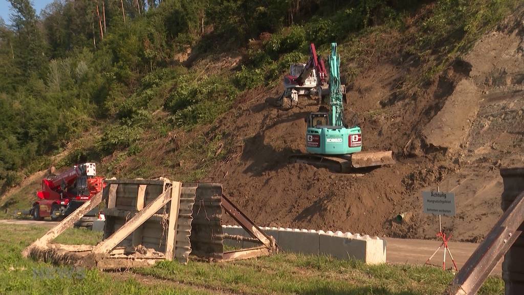 Mehr Verkehr und Lärm in Laupen: Strasse bleibt wegen Erdrutsch weiter gesperrt