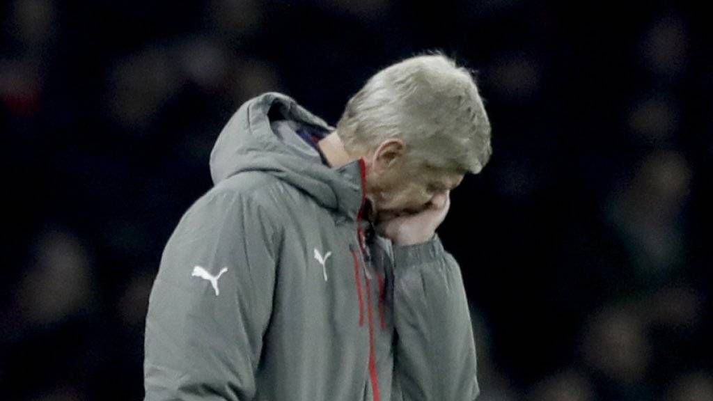 Arsenals Trainer Arsène Wenger hatte keine Freude am Spiel gegen Southampton
