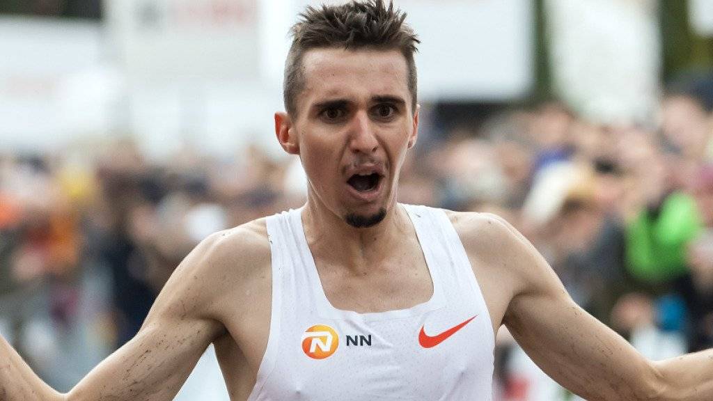 Julien Wanders drückte seinen Europarekord im 10-km-Strassenlauf erneut