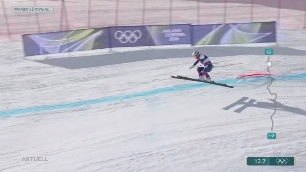 Olympia-Abfahrt: Schweizerinnen deklassiert, Sturzdrama um Lindsey Vonn