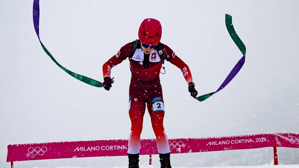 Jon Kistler darf mit Marianne Fatton nach Mixed-Medaille greifen