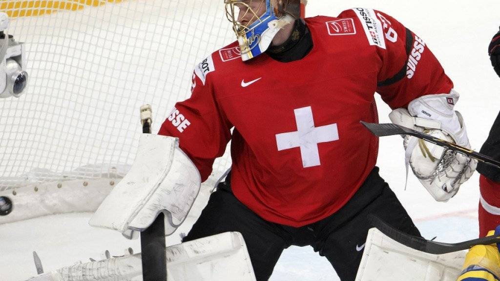 Steht im Aufgebot für die Swiss Ice Hockey Challenge in Biel: Leonardo Genoni
