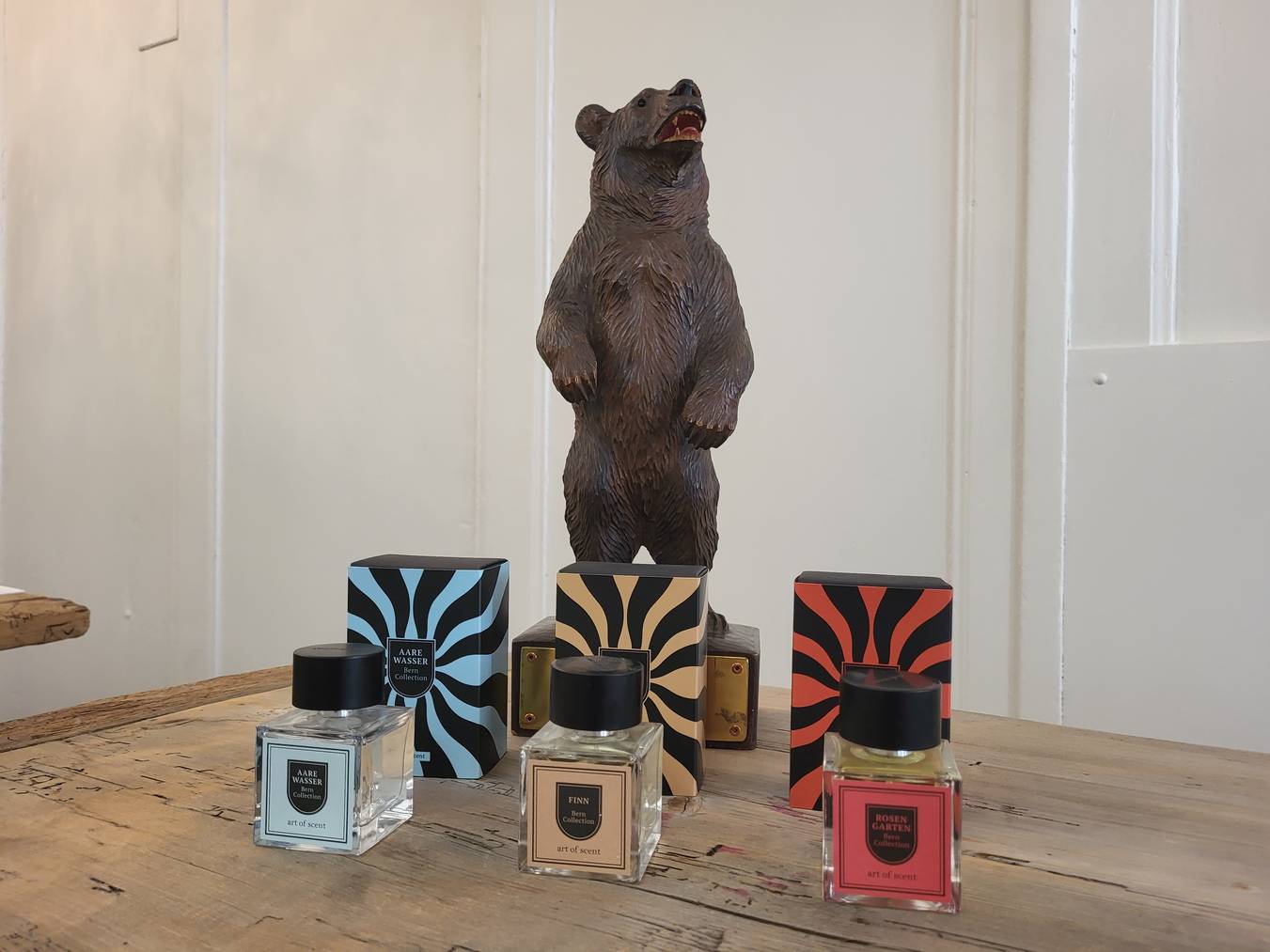 «Aarewasser», «Finn» und «Rosengarten» – das ist die Bern-Collection von Brigitte Witschi.