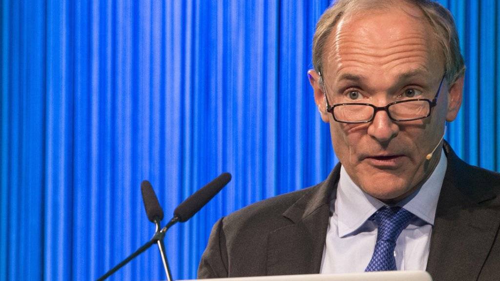 Sir Timothy John «Tim» Berners-Lee erhält am 2. Mai 2017 den zweiten Axel Springer Award. Er gilt als Erfinder des World Wide Web. (Archiv)