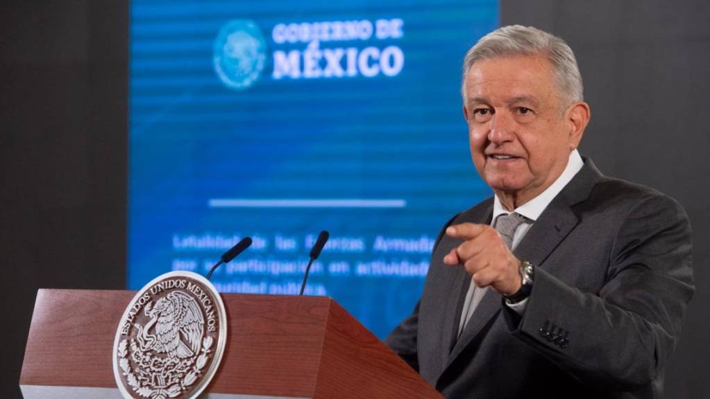 HANDOUT - Mexikos Präsident Andres Manuel López Obrador wird in einem offenen Brief kritisiert. Foto: Jmm/Presidencia México/dpa - ACHTUNG: Nur zur redaktionellen Verwendung und nur mit vollständiger Nennung des vorstehenden Credits