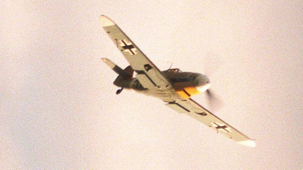 Eine Messerschmitt ME 109 bei einer Flugshow. (Archivbild)