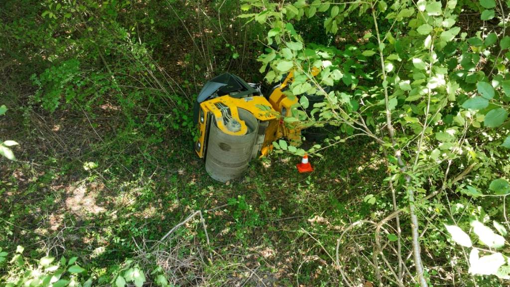 41-Jähriger bei Unfall mit Walze in Maienfeld GR schwer verletzt