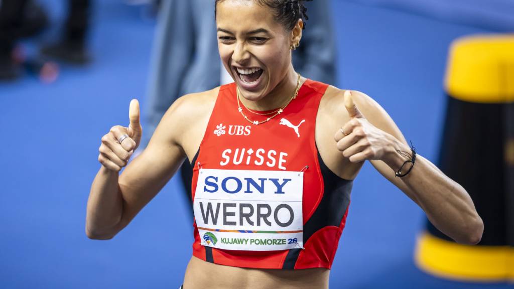 Wie bei der Hallen-WM hiess es auch beim Diamond-League-Meeting in Rabat für Audrey Werro: Daumen hoch
