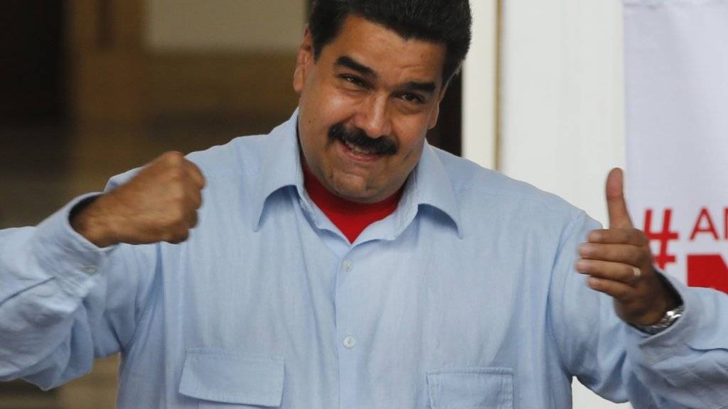 Venezuelas Präsident Maduro: Das Verfassungsgericht kassierte ein Amnestiegesetz, dem Maduro die Unterschrift verweigerte. (Archivbild)