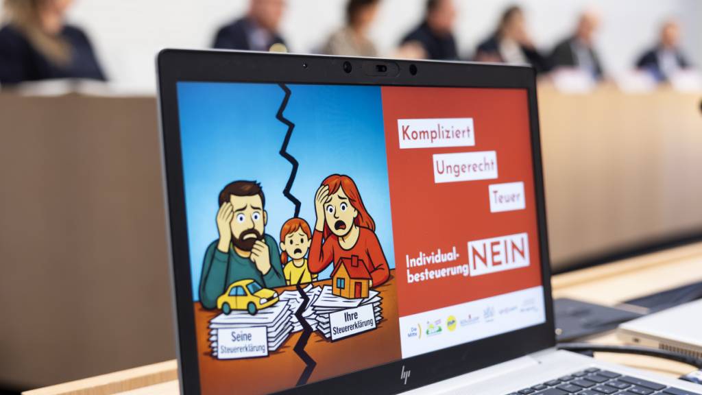 «In steuerlicher Hinsicht eine Scheidung»: Ein überparteiliches Nein-Komitee tritt gegen den Wechsel von der Ehepaar- zur Individualbesteuerung an. Abgestimmt wird am 8. März.