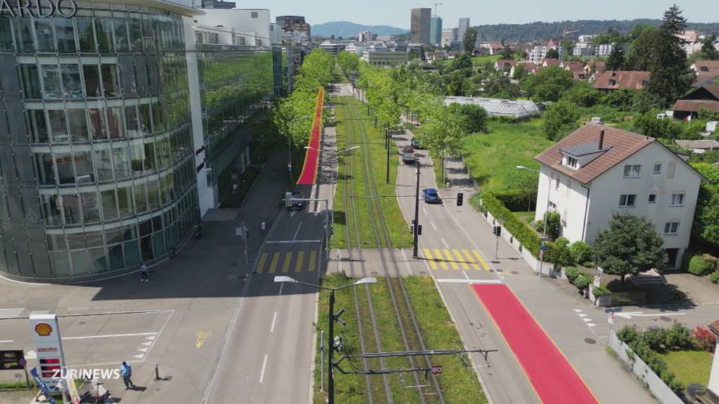 Weiterer Spurabbau für Velovorzugsroute in Zürich 