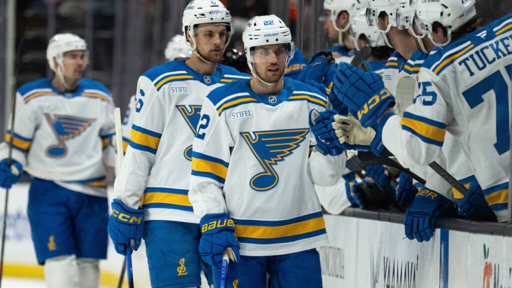 Pius Suter erzielt für St. Louis sein zehntes Saisontor