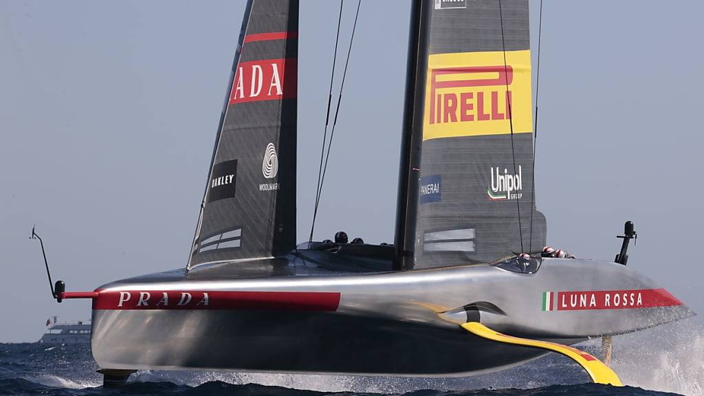 Darf sich weiter Hoffnungen auf den Sieg im America's Cup machen: das italienische Boot Luna Rossa