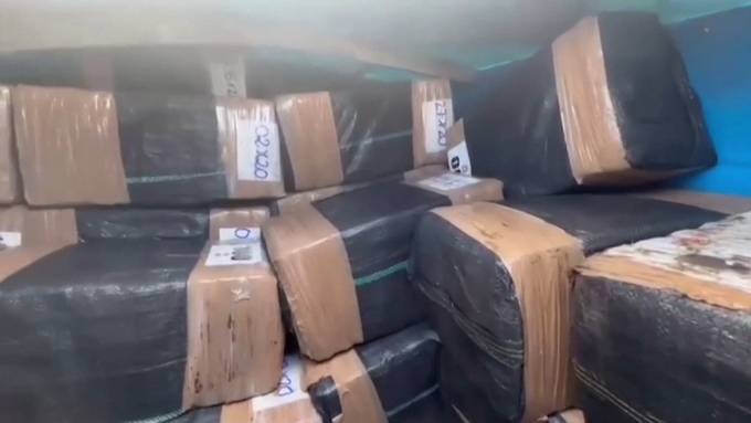 Dicker Fang in Kolumbien: Marine stellt fünf Tonnen Kokain sicher
