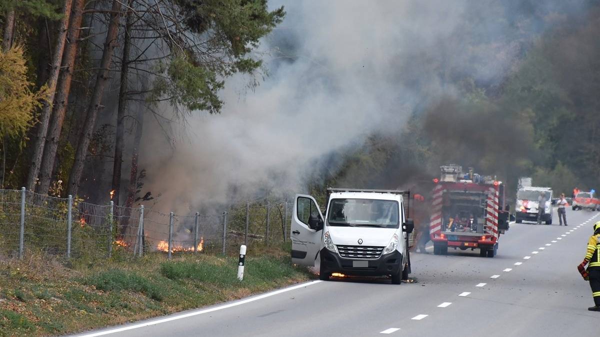 Die Feuerwehr konnte einen Waldbrand verhindern.