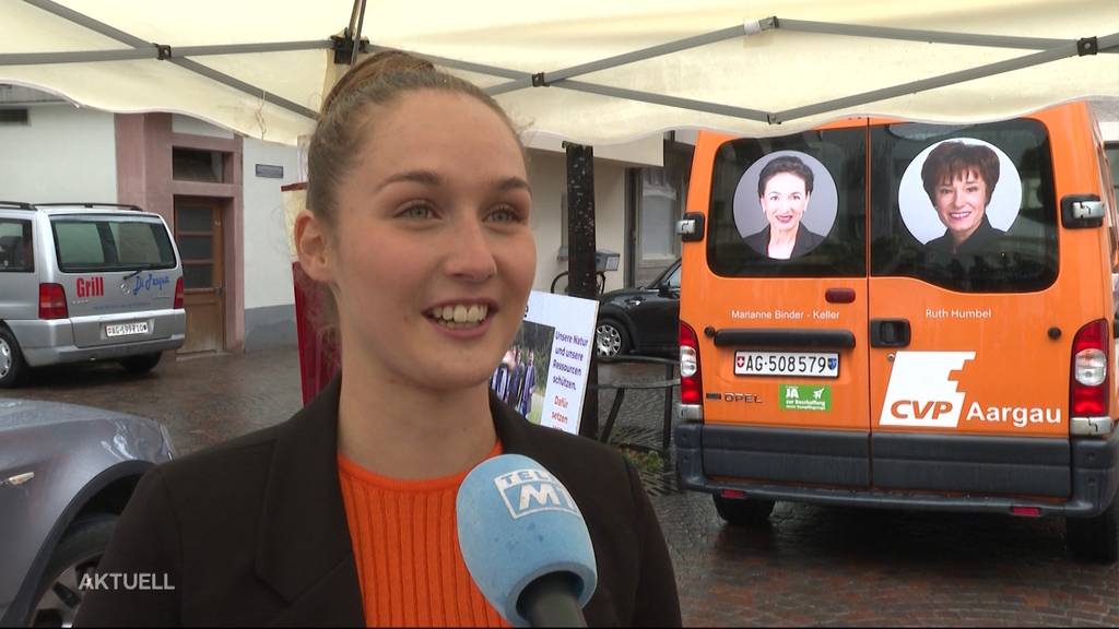 Nach Einladung: Gerhard Pfister besucht die jüngste Aargauer Grossratskandidatin