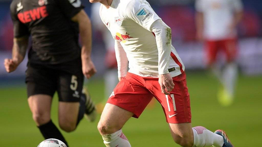 Timo Werner ist mit 14 Toren Leipzigs Torgarant in der Bundesliga