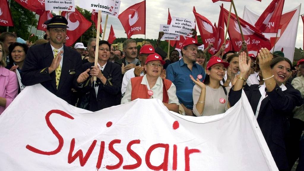 Die Swissair ging Anfang der 2000er-Jahre Konkurs.