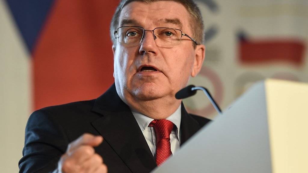 IOC-Chef Thomas Bach präsentierte in Prag interessante Vorschläge