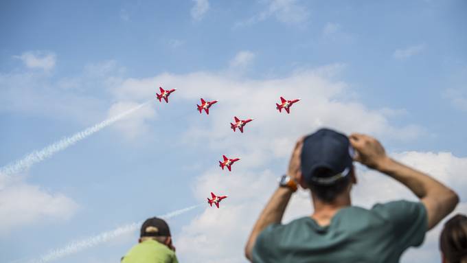 Auftritt der Patrouille Suisse in Bildern