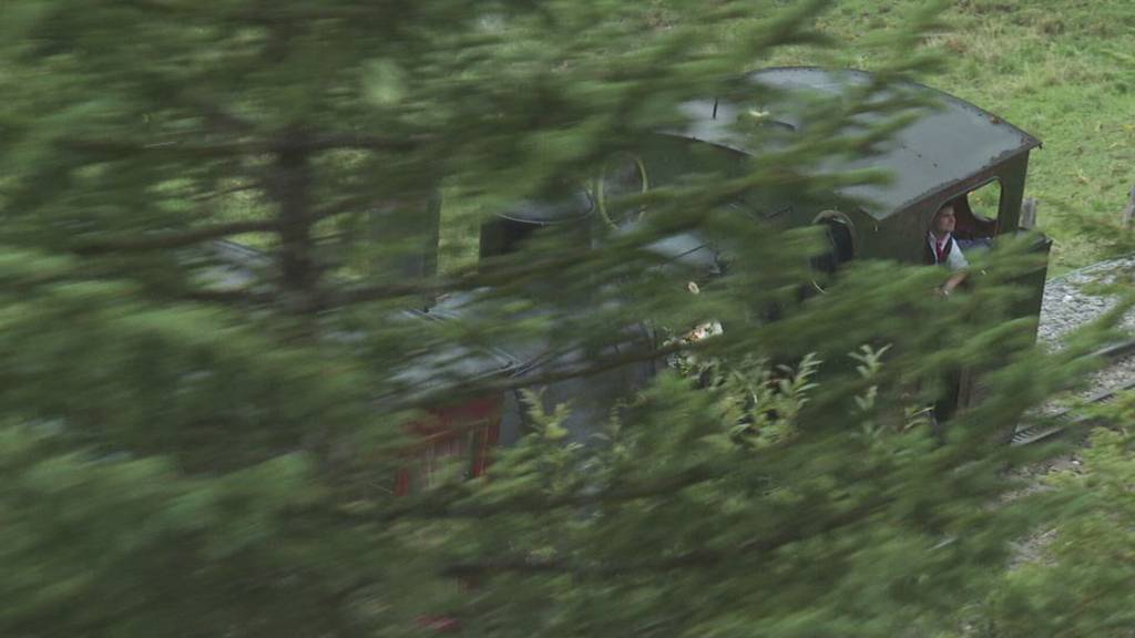 100-jährige Dampflok auf Rigi