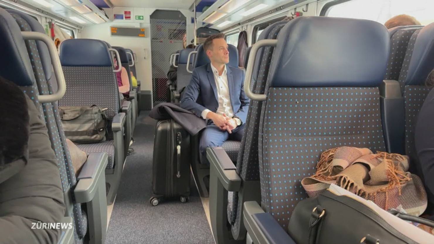 Erster Tag in Bundesbern für NeoNationalrat Patrick Hässig TeleZüri