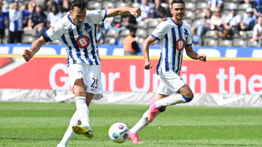 Haris Tabakovic macht mit dem 5:0 gegen Greuter Fürth alles klar. Zuvor erzielte der Schweizer bereits das 1:0 und gab zum 3:0 die Vorlage