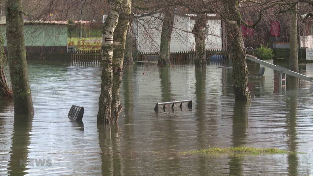 Bielersee tritt über die Ufer