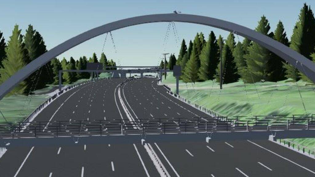 So soll die Grauholz-Autobahn dereinst aussehen. Die Visualisierung stammt aus den Planungsunterlagen des Bundes.