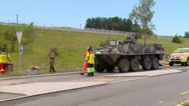 Panzercrash in Knonau