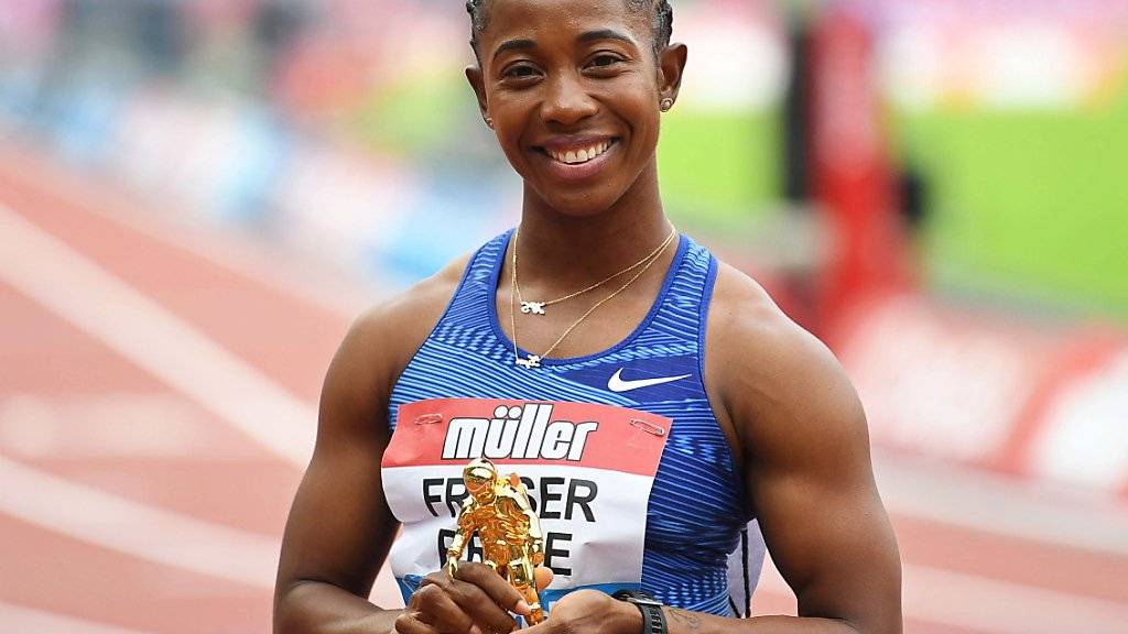 Shelly-Ann Fraser-Pryce feierte über 100 m in London einen überlegenen Sieg und blieb mit 10,78 Sekunden nur fünf Hundertstel über der Jahresweltbestzeit