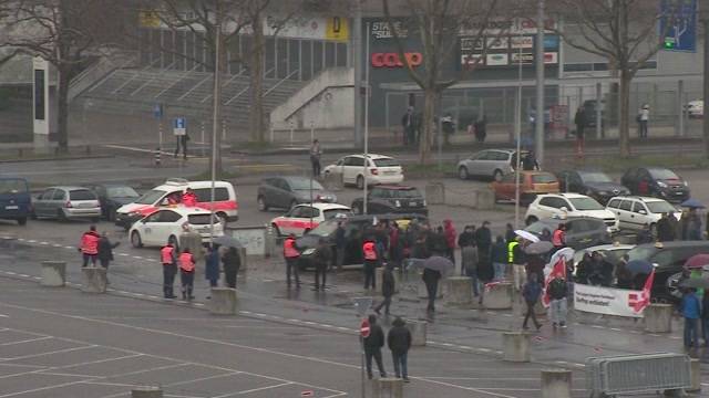 600 Taxifahrer protestierten in Bern