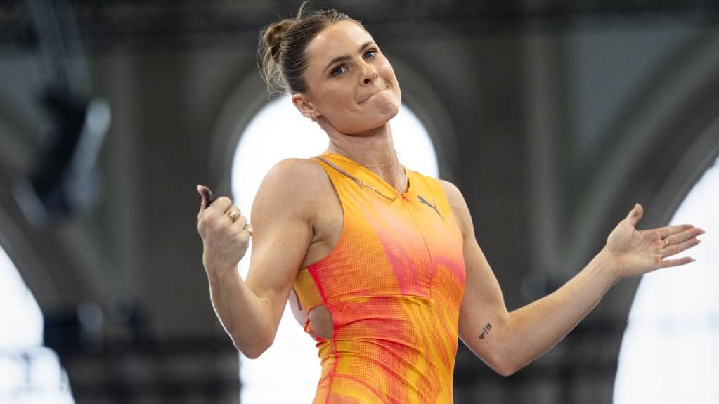 Stabhochsprung-Olympiasiegerin Nina Kennedy kürzlich bei Weltklasse Zürich