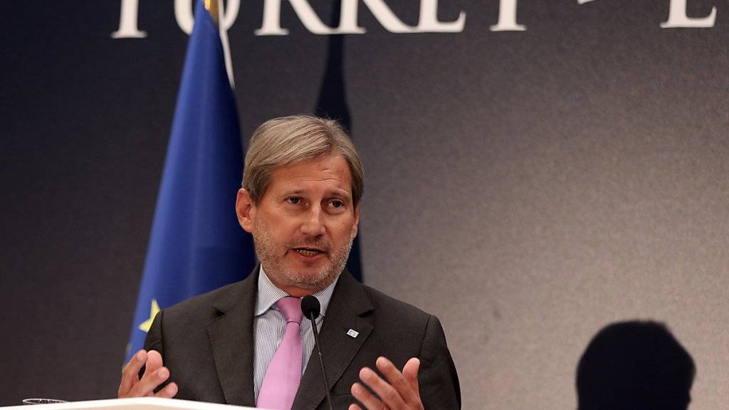 Sieht die Türkei weiterhin als Beitrittskandidat: EU-Erweiterungskommissar Johannes Hahn in Ankara.