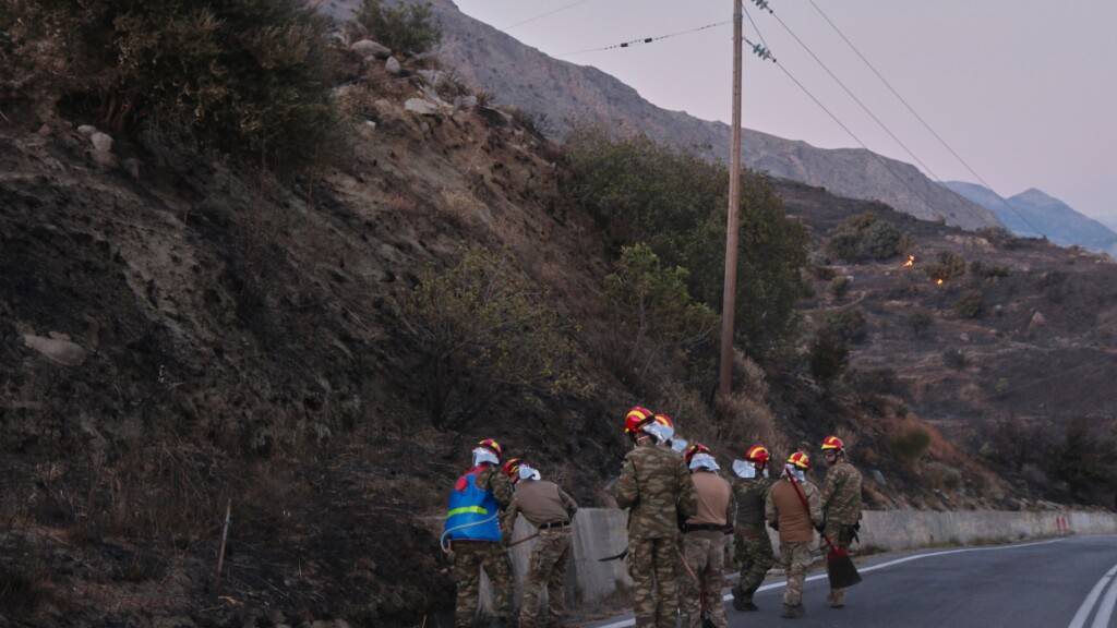 Dritter Feuerwehrmann stirbt in Griechenland