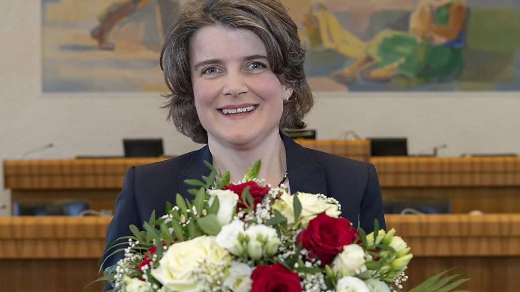 Die neu gewählte Baselbieter Regierungsrätin Kathrin Schweizer (SP).