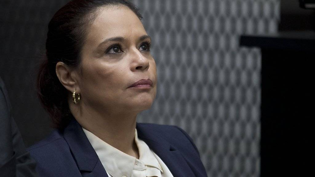 Guatemalas ehemalige Vizepräsidentin Roxana Baldetti sitzt bereits im Gefängnis: Nun wollen die USA offenbar ihre Auslieferung. (Archivbild)