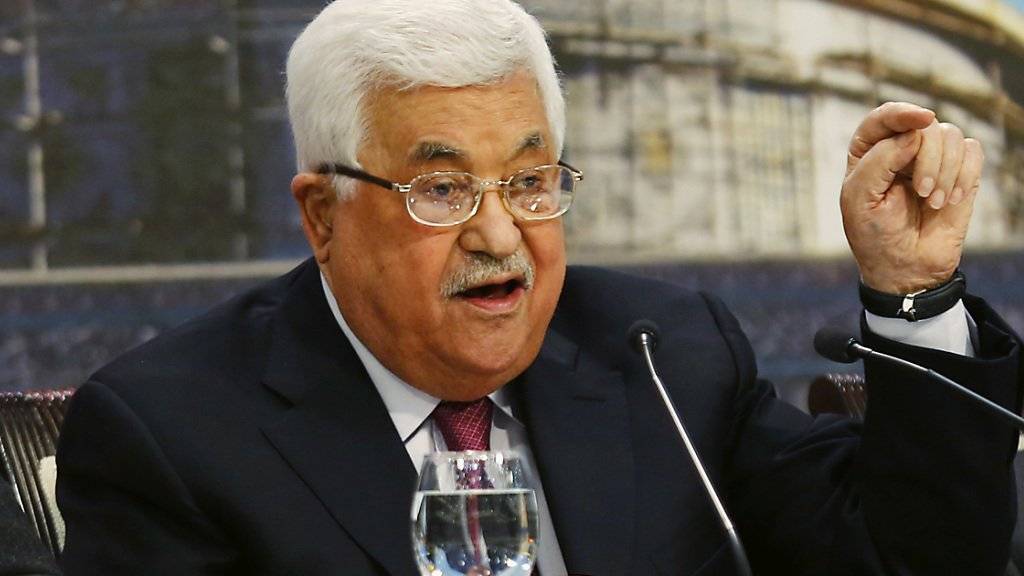 Der 83-jährige Mahmud Abbas ist als Vorsitzender des PLO-Exekutivkomitees bestätigt worden. (Archiv)
