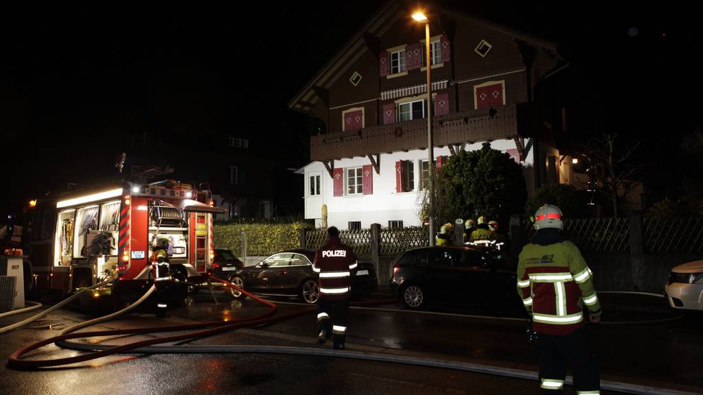 Brand in einem Keller in der Stadt Luzern