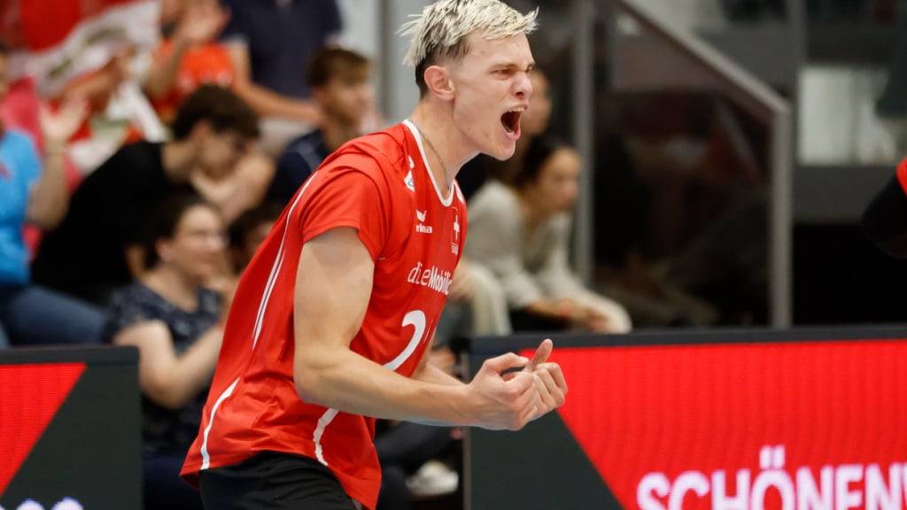 Grosse Freude bei Lars Migge und dem Schweizer Volleyball-Nationalteam