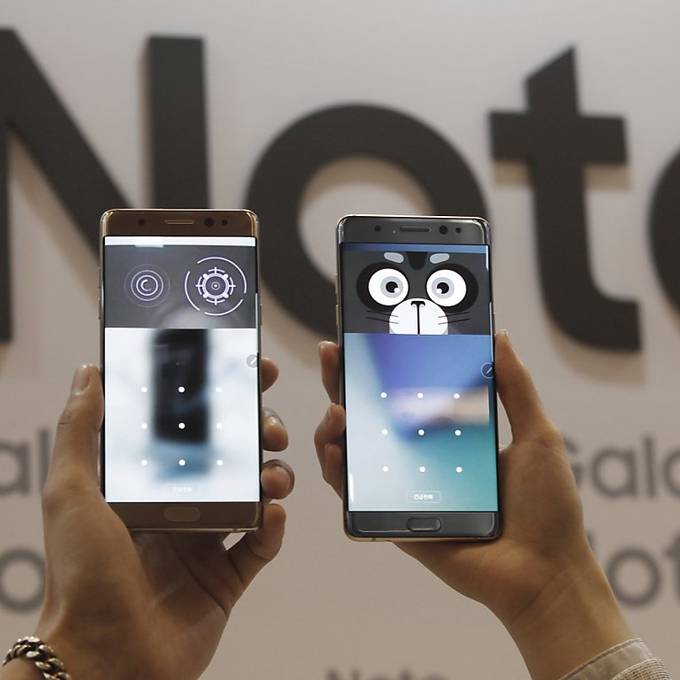 Rückruf für Smartphone Galaxy Note 7