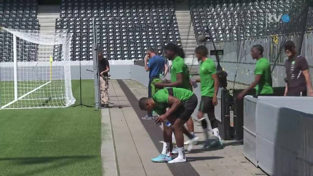 Nervosität und Vorfreude. Letztes FCSG-Training vor Cupfinale